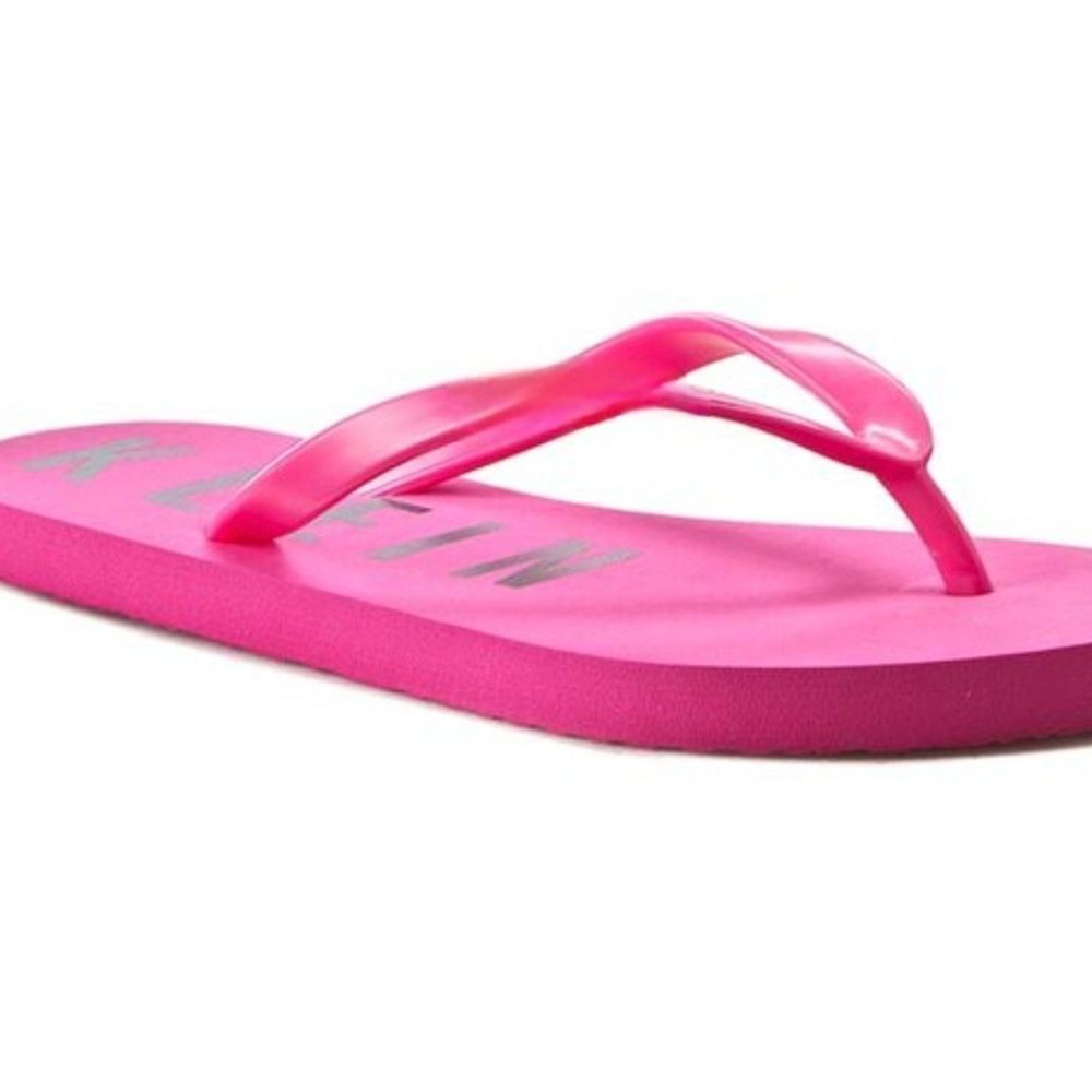 Calvin‎ Klein Sloan Logo Pink Flip-Flop Sandals